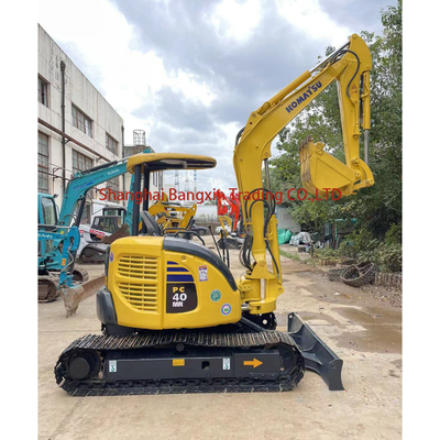 Μίνι εξορυκτής PC40MR Komatsu με αρχική υδραυλική βαλβίδα και χωρητικότητα κουβάς 0,23m3