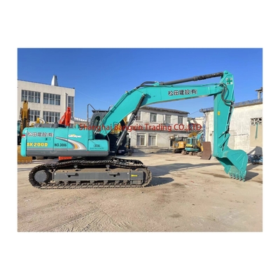 Χρησιμοποιημένη μηχανή εκσκαφής Kobelco SK200 σε καλή κατάσταση χρόνο παράδοσης εντός 7 ημερών