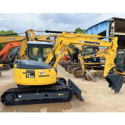 Αρχικό 2020 Komatsu PC78US Mini Excavator με χαμηλές ώρες εργασίας και υδραυλική αντλία