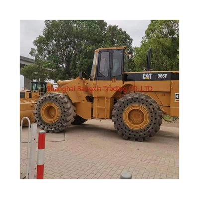Χρησιμοποιούμενος φορτιστής τροχών CAT 966F με χαμηλό ωράριο εργασίας 0-2000 με βάρος 20000-21000 kg