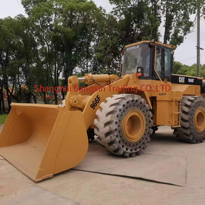 Χρησιμοποιούμενος φορτιστής τροχών CAT 966F με χαμηλό ωράριο εργασίας 0-2000 με βάρος 20000-21000 kg