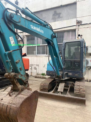 Μίνι σκάφτης Sunward SWE60 με αρχική υδραυλική βαλβίδα και χωρητικότητα κουβάς 0,23m3