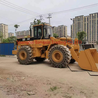 Χρησιμοποιούμενος φορτιστής τροχών CAT 966F με χαμηλό ωράριο εργασίας 0-2000 με βάρος 20000-21000 kg