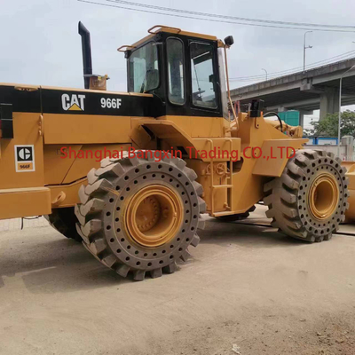 Χρησιμοποιούμενος φορτιστής τροχών CAT 966F με χαμηλό ωράριο εργασίας 0-2000 με βάρος 20000-21000 kg