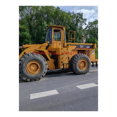 Χρησιμοποιούμενο φορτιστή τροχών CAT980F με ισχυρή ισχύ και υδραυλική σταθερότητα