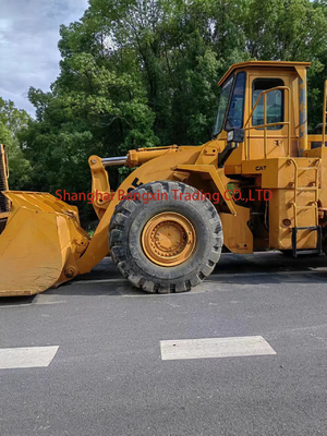 Χρησιμοποιούμενο φορτιστή τροχών CAT980F με ισχυρή ισχύ και υδραυλική σταθερότητα