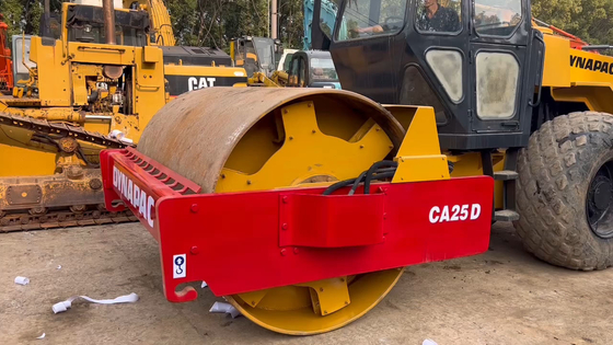 Χρησιμοποιηθέν 2010 Dynapac CA25D Vibratory Road Roller 20 Ton Compactor Μηχανήματα κατασκευής