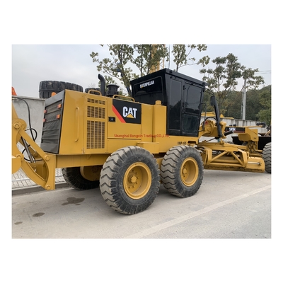 Κατώτερες ώρες λειτουργίας Cat Grader Χρησιμοποιείται Caterpillar 140H Land Leveller με κινητήρα Cummins