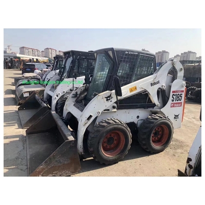 44.7 KW μεταχειρισμένο μίνι φορτιστή BOBCAT S185 Mini Skid Steer για κατάλληλες τιμές