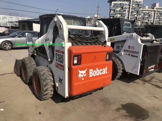 44.7 KW μεταχειρισμένο μίνι φορτιστή BOBCAT S185 Mini Skid Steer για κατάλληλες τιμές
