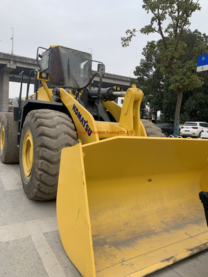 Ιαπωνία Προέλευση 21 τόνων Χρησιμοποιημένα φορτωτικά τροχών Komatsu WA470 Κατηγοριοποιημένο φορτίο 7 τόνων έτοιμα για εργασία