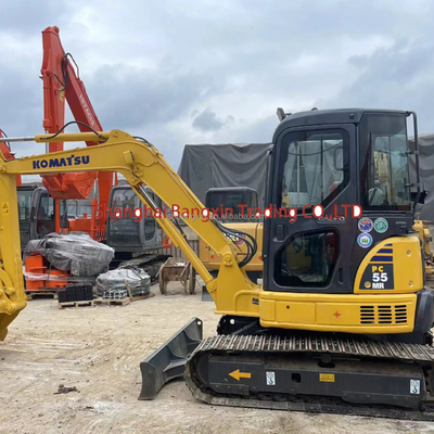 Μίνι εκσκαφέας Komatsu PC55MR με 90% βαθμό και αρχικό υδραυλικό κύλινδρο