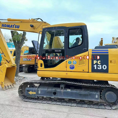 0.5m3 χωρητικότητα κουβάς komatsu pc130-7 μίνι εκσκαφέας με ισχυρή ισχύ και σταθερότητα