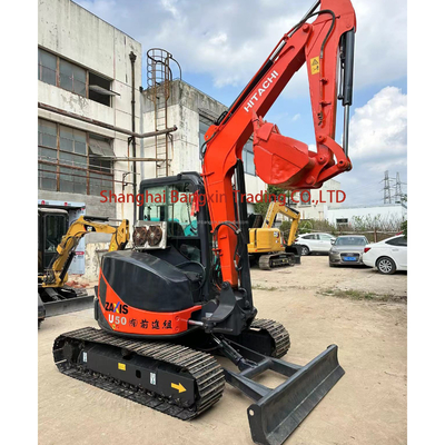 Κατασκευασμένο στην Hitachi zx50U Mini Excavator EPA / CE πιστοποιημένο 700 ώρες εργασίας Καλή κατάσταση