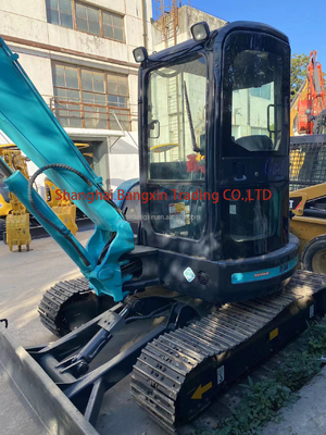 Χρησιμοποιούμενος εξορυκτής Kobelco SK55 Mini με πιστοποίηση EPA/CE και λειτουργικό βάρος 5 τόνων