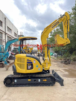 Μίνι εξορυκτής PC40MR Komatsu με αρχική υδραυλική βαλβίδα και χωρητικότητα κουβάς 0,23m3