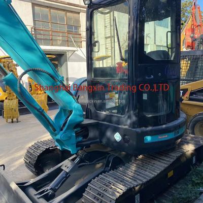 Μίνι εξορυκτής Χρησιμοποιούμενος Kobelco SK55 εξορυκτής με αρχική υδραυλική αντλία δωρεάν αποστολή