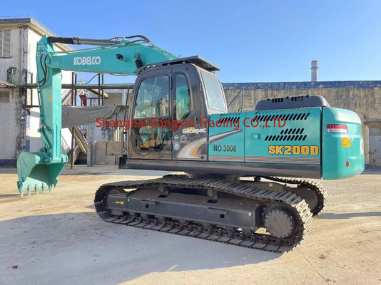 Χρησιμοποιούμενη εκσκαφέας 20 τόνων Kobelco SK200-6E στην Ιαπωνία με κινητήρα ISUZU και πιστοποίηση EPA/CE