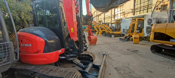 5000 KG βάρος μηχανής χρησιμοποιημένος KUBOTA KX163 Μίνι εξορυκτής με αρχική υδραυλική βαλβίδα