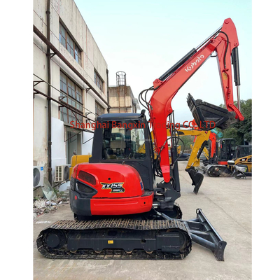 KUBOTA KX155-3z 5 τόνων μεταχειρισμένη μίνι εκσκαφέας με χωρητικότητα κουβάς 0,23m3 και ισχυρή ισχύ