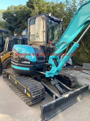 Όλες οι λειτουργίες φυσιολογικές 99% Kobelco SK55 Mini Excavator για υψηλό ανταγωνισμό