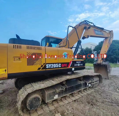Δυνατή ισχύς και υδραυλική σταθερότητα SANY SY205C Μίνι εξορυκτής 20000 KG βάρος μηχανής
