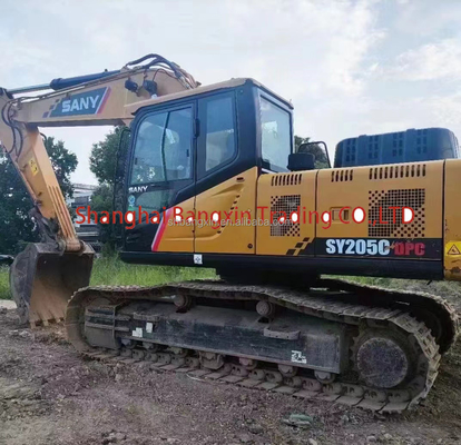 Δυνατή ισχύς και υδραυλική σταθερότητα SANY SY205C Μίνι εξορυκτής 20000 KG βάρος μηχανής