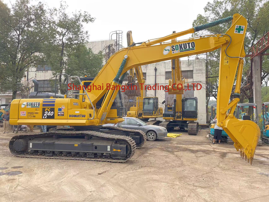 Χρησιμοποιούμενος εξορυκτής Komatsu PC240 και χωρητικότητα κουβάς 1,3m3 με περίοδο 1 έτους μετά την πώληση