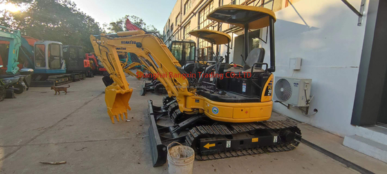 3 τόνους μεταχειρισμένο μίνι εξορυκτικό Komatsu PC30 με κινητήρα Cummins Αρχικό Ιαπωνικό Υδραυλικό Σύστημα