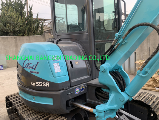 καλή κατάσταση Kobelco SK55SR μίνι εξορυκτής μεγάλη ισχύ και υδραυλική σταθερότητα