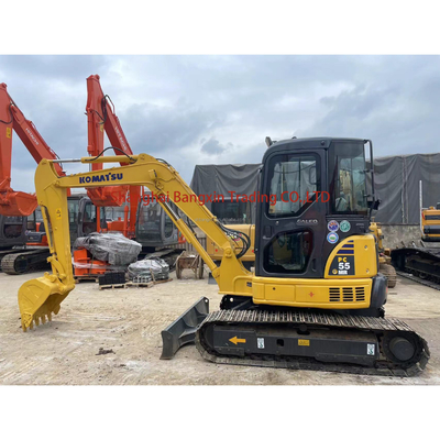 2020 Χρησιμοποιήθηκε Komatsu PC55MR Mini Excavator/Crawler Digger με όλες τις λειτουργίες φυσιολογικές