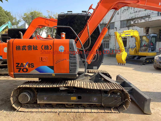 2023 Γάτα μεταχειρισμένη εκσκαφέας Hitachi ZX70 μεταχειρισμένη μίνι εκσκαφέας σε καλή κατάσταση