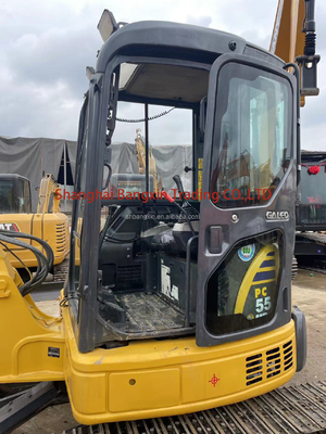 Αρχική μηχανή σκάφους της Ιαπωνίας Komatsu PC55MR με ισχυρή ισχύ και υδραυλική σταθερότητα