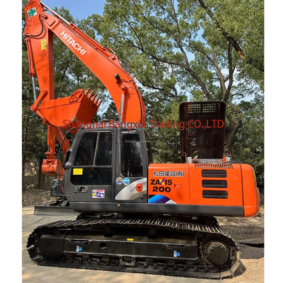 Η Hitachi ZX200 Crawler Excavator από δεύτερο χέρι Όλες οι λειτουργίες κανονικές 7 ημέρες χρόνο παράδοσης