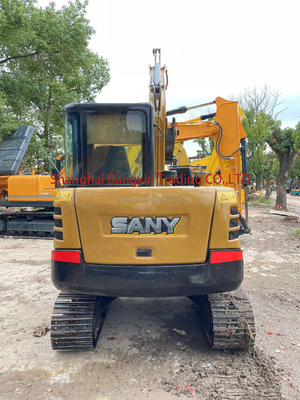 Εργασιακό βάρος 5,5 τόνων Sany SY55C Excavator Χρησιμοποιούμενη μηχανή σκάφους με δωρεάν αποστολή