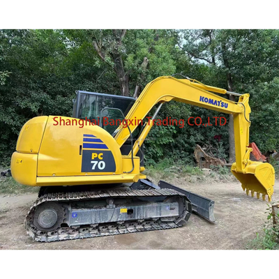 Πιστοποιημένος CE/EPA Komatsu PC70-8 Mini Excavator με μηχανή μετά την πώληση και Cummins