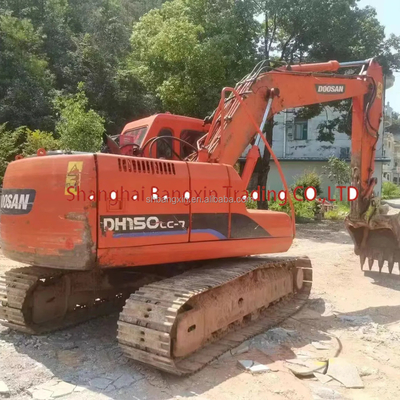 Ντουζάν DH150LC-7 Εκσκαφέας Όλες οι λειτουργίες Κανονικές EPA / CE πιστοποιημένη Χρησιμοποιείται και προσιτή