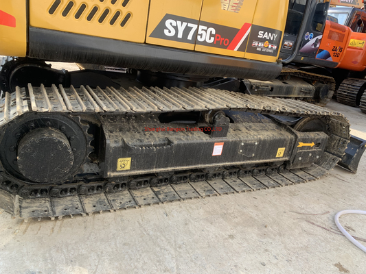 Παγκόσμια χρήση Sany SY75 Crawler Excavator με αρχική υδραυλική βαλβίδα