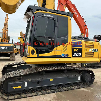 Εκσκαφέας Komatsu PC200 100% πρωτότυπη ιαπωνική μεταχειρισμένη μηχανή εκσκαφής 700 ώρες εργασίας