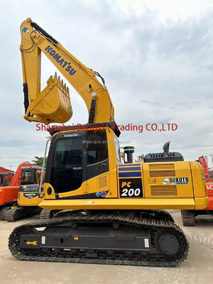 Κορυφαίο εξορυκτικό Komatsu PC200-8 για την οδική κατασκευή στην Ιαπωνία Μηχανή Cummins