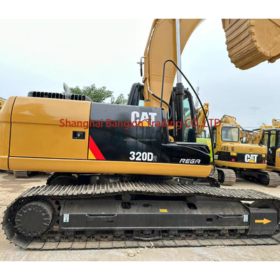 CAT 320D2L Μηχανή εκσκαφής μεταχειρισμένου χειριστή με ισχυρή ισχύ και υδραυλική σταθερότητα