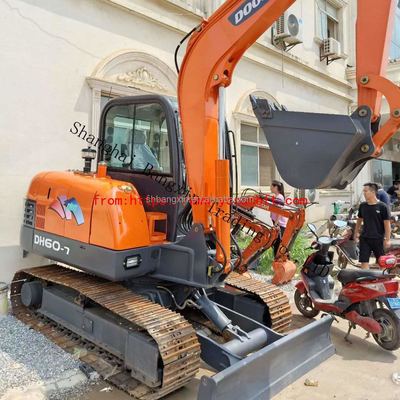 700 ώρες εργασίας Χρησιμοποιείται Doosan DH60-7 Crawler Excavator με 1 και μετά την πώληση υποστήριξη