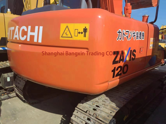 Πάνω- Χρησιμοποιούμενη Εκσκαφέας Hitachi ZX120 με Εξαιρετικές Επιδόσεις Εργασίας και Χρόνος το 2022
