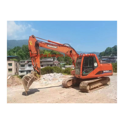 15000 KG Doosan DH150LC-7 Excavator Εξαιρετική απόδοση εργασίας 1 έτος μετά την πώληση
