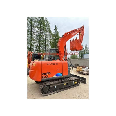 Χρησιμοποιούμενος εξορυκτής Hitachi ZX60 Mini με ισχυρή ισχύ και υδραυλική σταθερότητα
