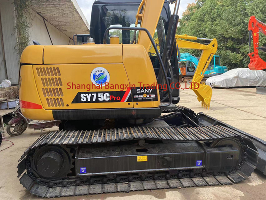 2022 Sany SY75 Χρησιμοποιούμενη ανασκαφή Crawler σε εξαιρετική κατάσταση με χωρητικότητα 0.27 κουβάς