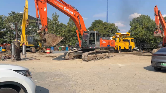 Παγκόσμιο μεταχειρισμένο Hitachi ZX350-3G Excavator Όλες οι λειτουργίες φυσιολογικές 1.3 χωρητικότητα κουβά