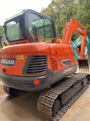 Doosan DX60 μεταχειρισμένη εκσκαφέας με αρχική υδραυλική αντλία και δωρεάν αποστολή