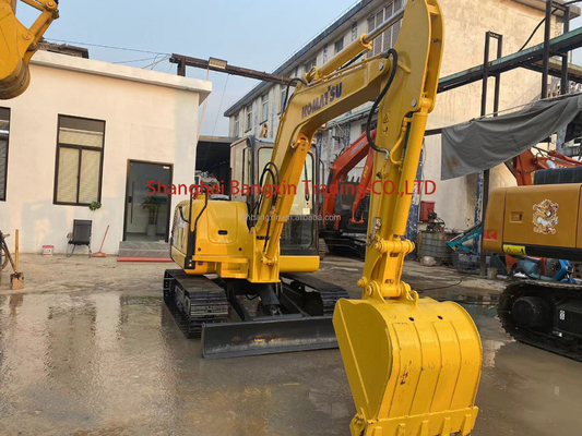 Χρησιμοποιούμενη εκσκαφέας Komatsu PC56 με χωρητικότητα 0.25 κουβάδων και βάρος μηχανής 5600 KG
