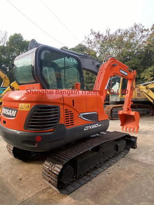 Αρχική υδραυλική αντλία Doosan DX60 Χρησιμοποιούμενη μηχανή εκσκαφής για μηχανική κατασκευή
